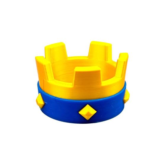 Kronnyckelring för Royale Spelälskare 3D-printad Kronryggsäckshänge Spelare Nyckelringstillbehör för Fans Samlare