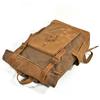Sac à dos de luxe pour homme en toile cirée à l'huile avec cuir de vachette Sac pour ordinateur portable Haute qualité Tendance Sac à dos de voyage Imperméable Rétro Sacs à dos de jour