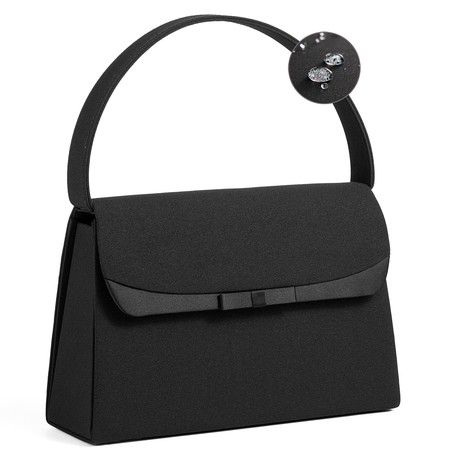 

Black formal bag for water for formal entrance graduation funerals [Baisikou] women, large, repellent, occasions, ceremonies, ceremonies, (Black E)