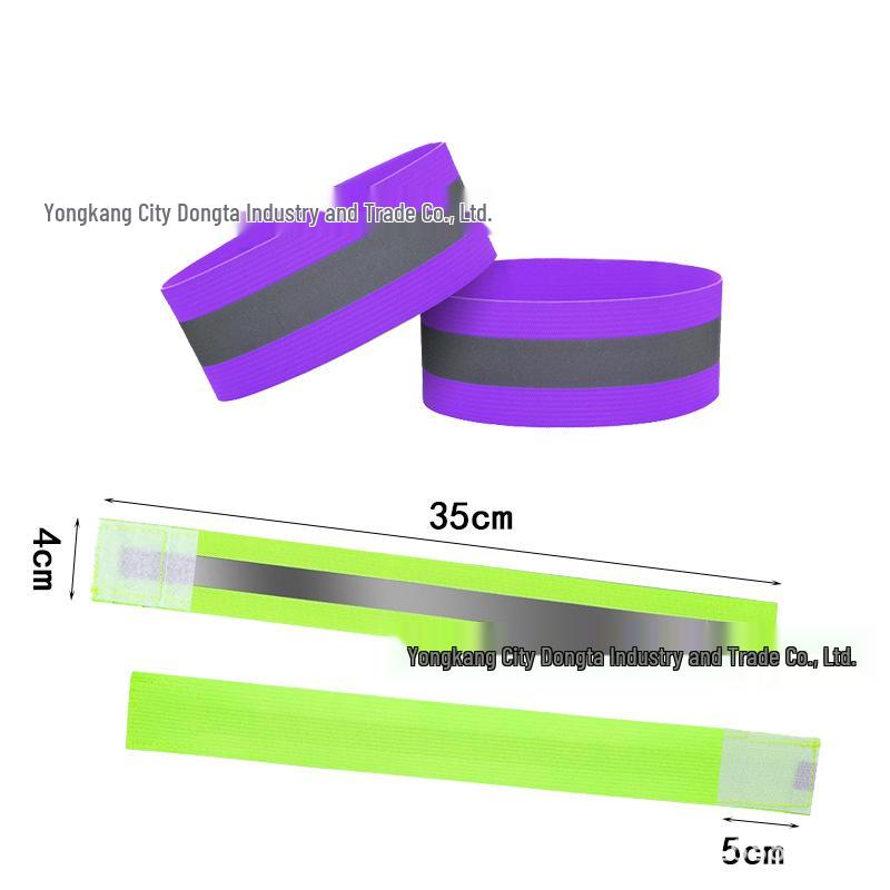 Reflective Running Armband & Wrist/Ankle Cycling Band - Elastic & Protective