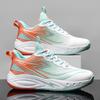Mesh basketball shoes men's combat boots youth actual combat sports shoes running shoes junior high school children and students sports training