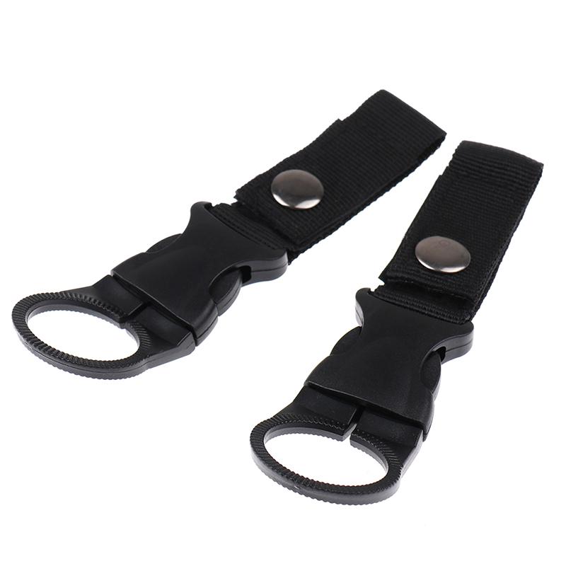 Nylon Webbing Water Bottle Carabiner Belt Outdoor Buckle Hook Holder Tool Clip