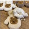 Waterproof Cartoon Bear Gloves Windproof Toddler Fingerless Gloves  For Girls
