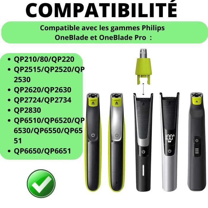 Erstatningshode kompatibelt med Philips OneBlade OneBlade Pro QP2515 QP2530 QP2630 QP2734 QP2830 QP6510 QP6551 Phonillico®