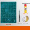 A4 Large Cutting Mat for Art, Crafts, and DIY Projects - Child-Friendly, Clay and Drawing Mat with Anti-Cut Features