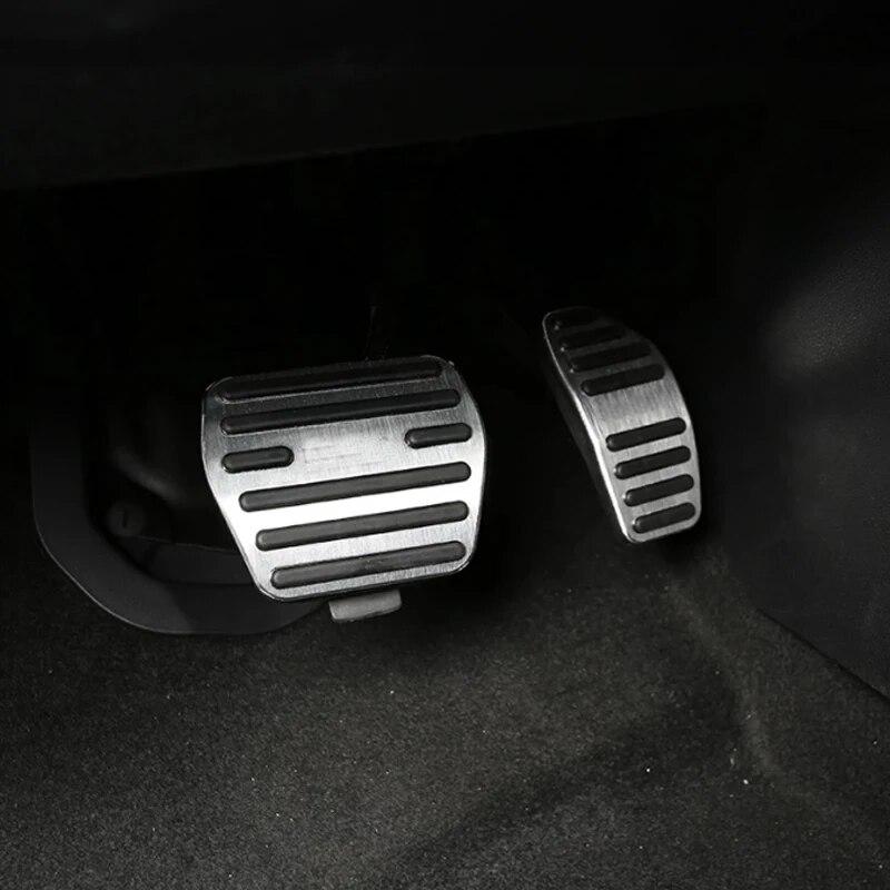 My Good Car Interior Aluminum Alloy Free Punch Brake Pedal Accelerator Pedal for 2017 2018 Renault Koleos Auto Parts
