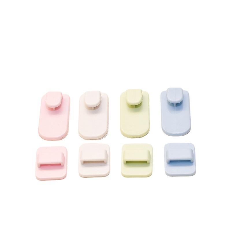 2 Pair of Creative Mother-child Combination Hook Wall Self-adhesive Universal Hooks TV Air Conditioning Remote Control Organizer