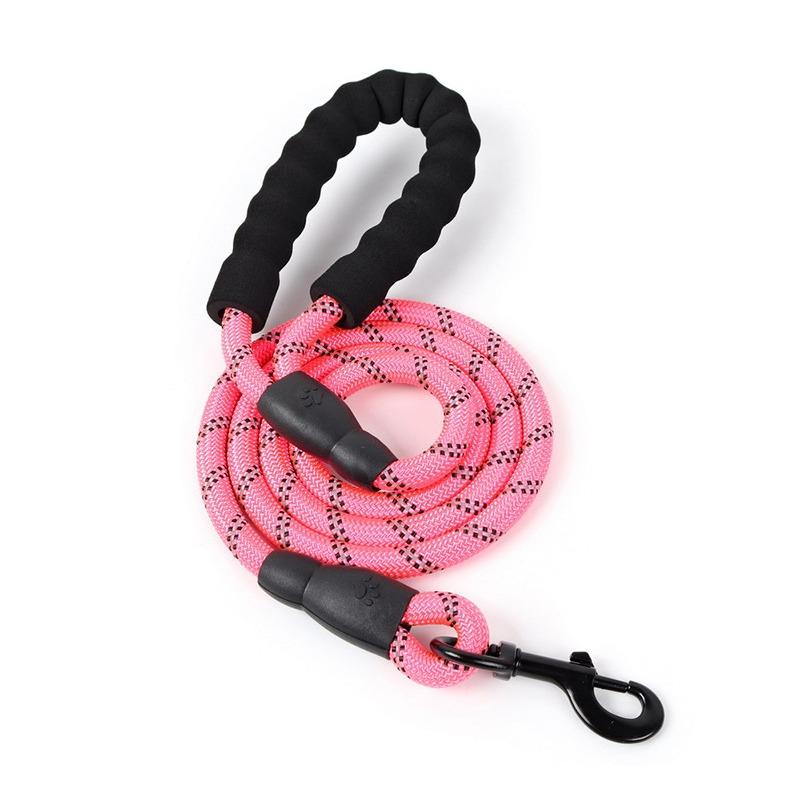 Extended Night Reflective Dog Leash, Foam Handle, Dog Leash, Dog Food, Dog Walking Leash, Pet Supplies