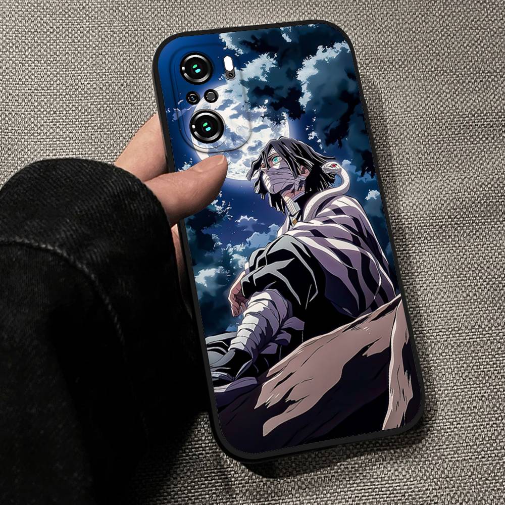 Cool H-demon Slayer Kimetsu No YaibaS Phone Case For Slim Black Xiaomi 11 12 Redmi Note 11 5G 8T 9A 9 10T Note 8 9 12S Ultra Sh
