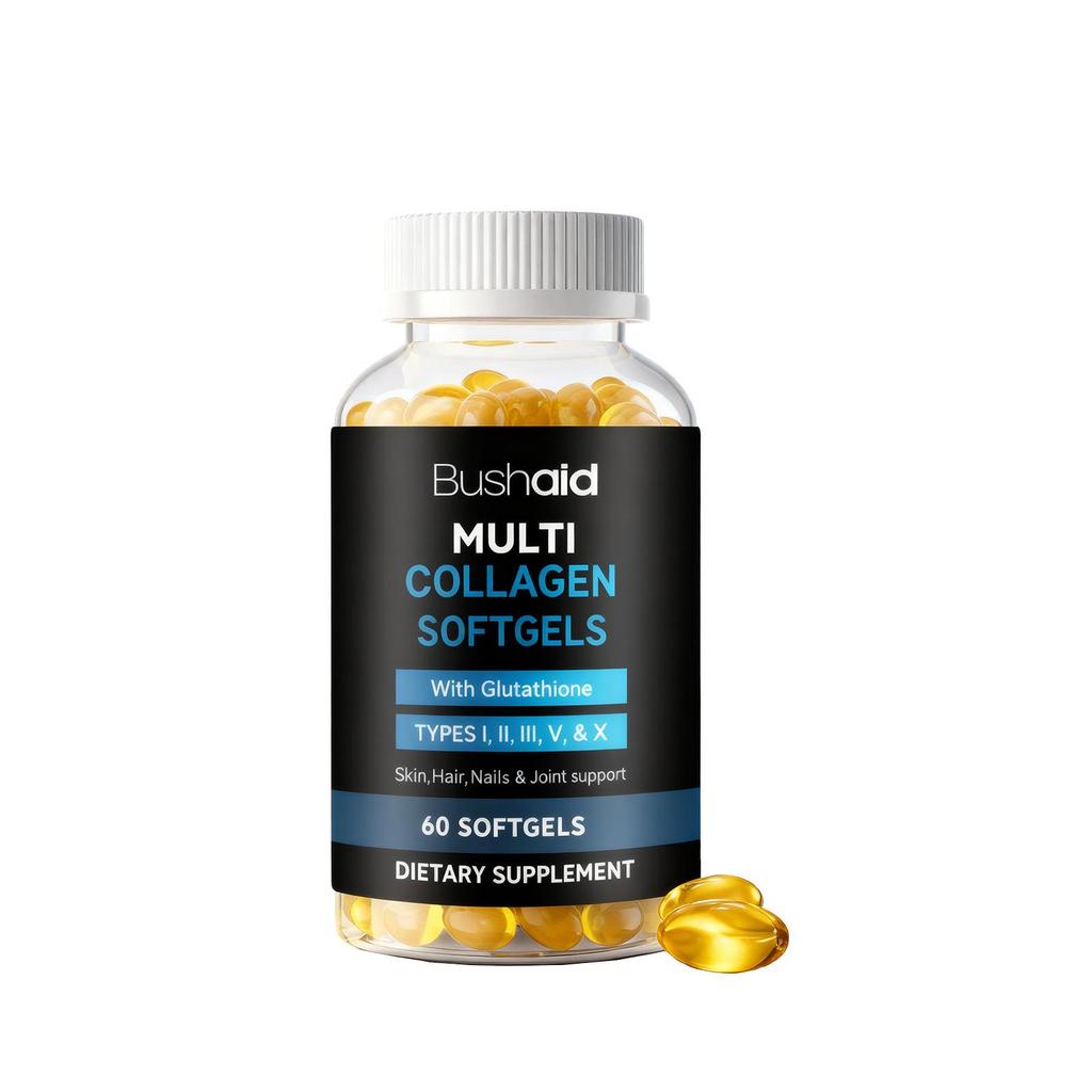 BUSHAID Collagen Capsules: Care for Skin, Hair, Nails, Joints