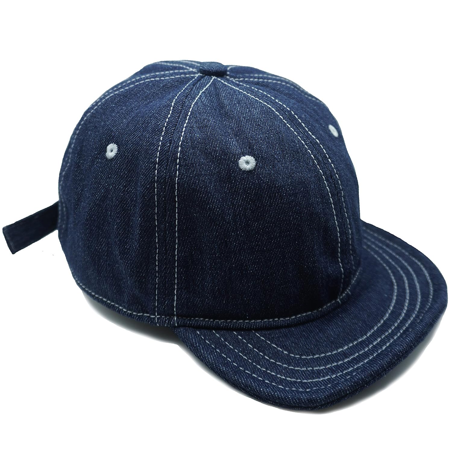 

[BEST 2006 BILLION WORKS] Billionworks Men s Umpire Cap, Denim Baseball Cap (JP, Alphabet, Free Size, Blue)