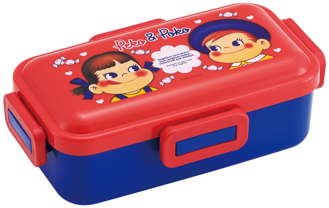 

Skater Antibacterial Bento Box with Made in Soft-Serving Dome-Shaped Lid, 530ml, Peko-chan Design, Japan, PFLB6AG-A
