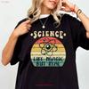 Science Its Like Magic But Real Teacher T Shirt Lover Vintage Homme Comfortable Soft Versatile Slightly Breathable