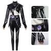 Hot Selling 2026 Korean Style Girls Suit Halloween Cosplay Hot Girl Show Costume Black Golden Suit Halloween Girl Anime Costume