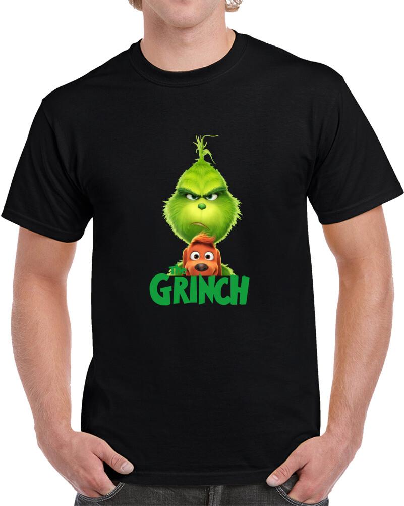 The Grinch Dr Seuss 2018 Christmas Movie T Shirt Mens Womens Tees Top 2XL