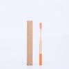 Bamboo Toothbrush Adult Bamboo Charcoal Soft Bristle With Round Handle For Oral Care