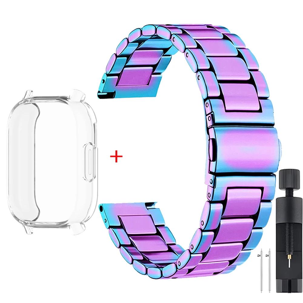 TPU Case+Stainless Steel Strap For Redmi Watch 5 Active Soft Case For Xiaomi Redmi Watch 5 Lite Luxury Metal Watchband Correa