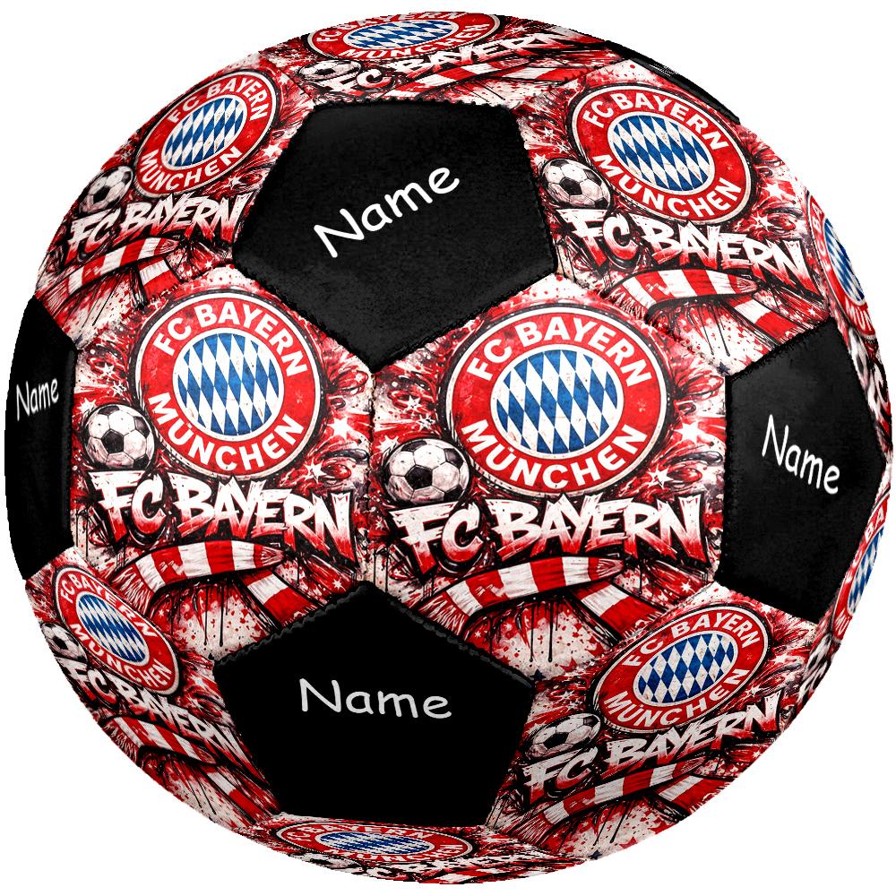 Custom Name Bayern Munich Theme Size 5 Soccer Ball, Suitable for Both Indoor and Outdoor Matches, a Gift Suitable for Everyone.