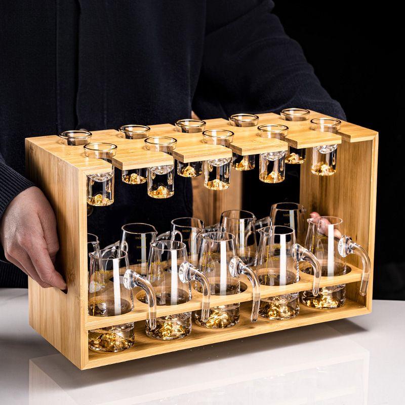 High-End Chinese Crystal Liquor Glass Set