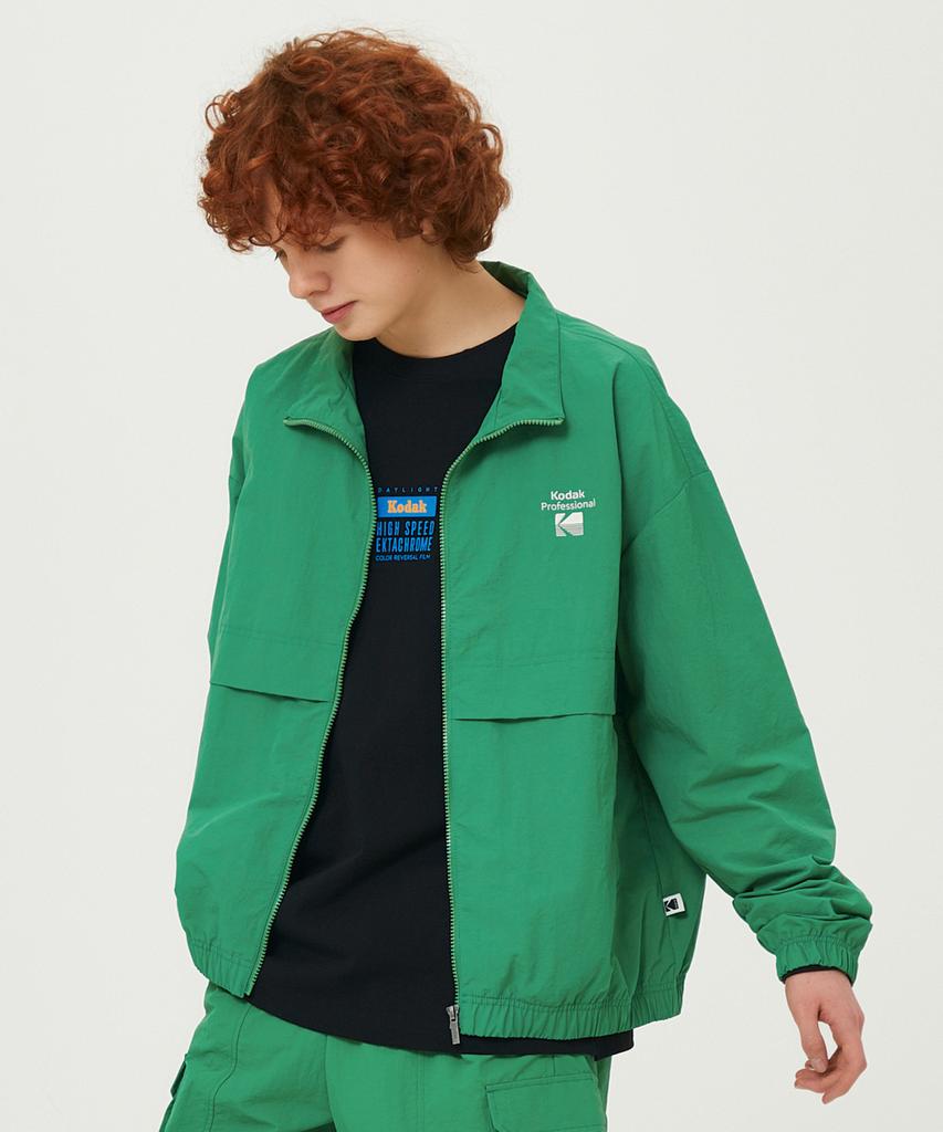 Kodak Essentials Big Logo Woven Jacket Green