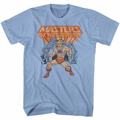 T-shirt Azzurro Chiaro di He-Man dei Masters dell'Universo
