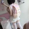 Schoolbag Plush Cartoon Japanese Backpack Cute Bear Kitten Large Capacity Backpack Girl Versatile Student School Bag