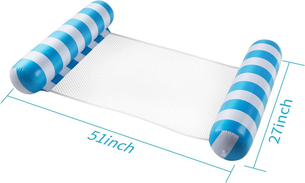 Foldable Water Inflatable Hammock, Sofa, Floating Bed, Summer Backrest, Floating Drainage, Lounge Chair, Swimming Pool Party