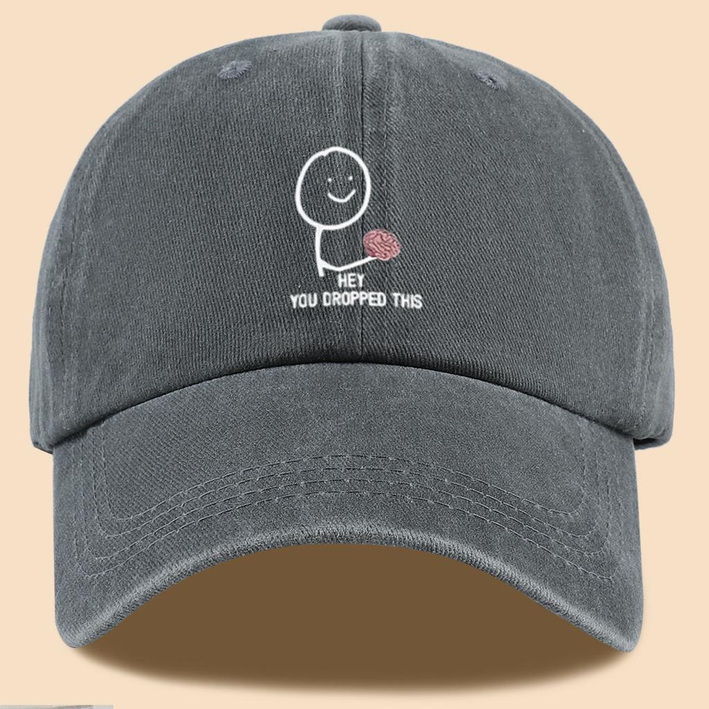 Trendy and Personalized Peaked Cap, Adjustable Outdoor Camping and Travel Check-in Baseball Cap
