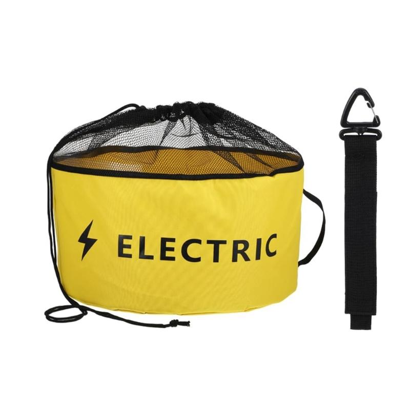 Camper Organizer Tasche für Schläuche Kabel 4 Farbabschnitte Wasserdicht Oberes Netzfach Camper Aufbewahrungslösung