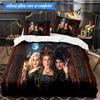 Halloween witch 3pcs K-pop music group Bedding set,Ideal for Bedroom, Dormitory,Including Duvet Cover And 2pcs Pillowcases,Fan gifts