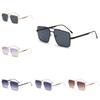Fashion Stylish Metal Large Frame Sunglasses Square Outdoor Protection Sun
