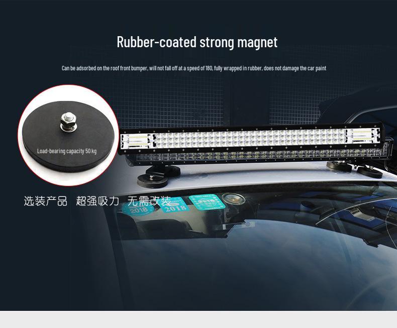 Super Bright LED Mesh Spotlight - Waterproof Car & Truck Roof/Bumper Light, 12V/24V Off-Road Modification