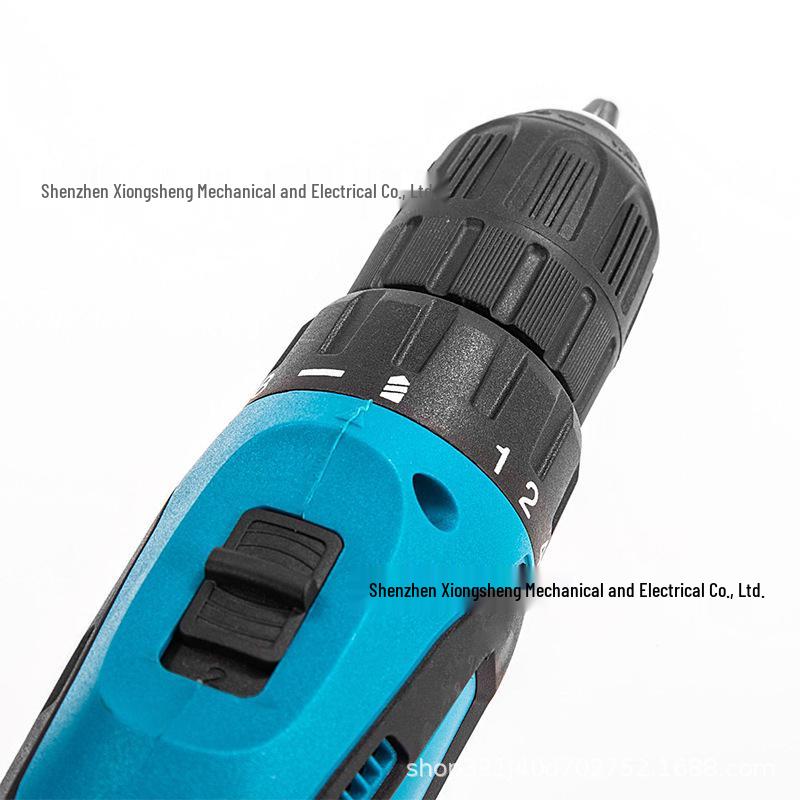 Dual-Battery Lithium Electric Drill Set - Pistol Grip, DIY Impact Drill with Charger for Home Use
