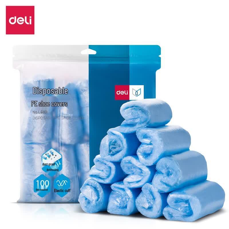 Deli Disposable Waterproof Shoe Covers