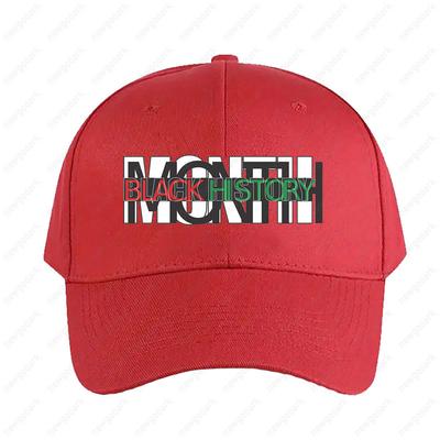 Black History Month 2026 Hat Adult Graphic Baseball Cap Adjustable Streetwear Women Unisex Graphic Baseball Caps Peaked Hat