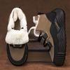 Men's Snow Boots Winter Waterproof Leather Snow Boots Thickened Plush Warm Cotton Shoes Non-slip Platform Boot Botas Para Hombre