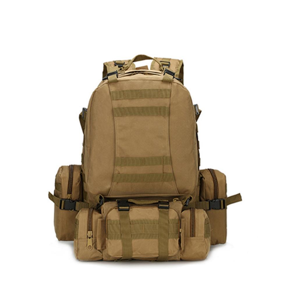 50L  Backpack Outdoor Camping hiking Backpack Large Capacity Storage Combination Rucksacks 4 in 1 Backpack