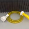 ABS Adjustable Shower Hose Flexible Silicone Adapter Elastic Hose  Bathroom Sink