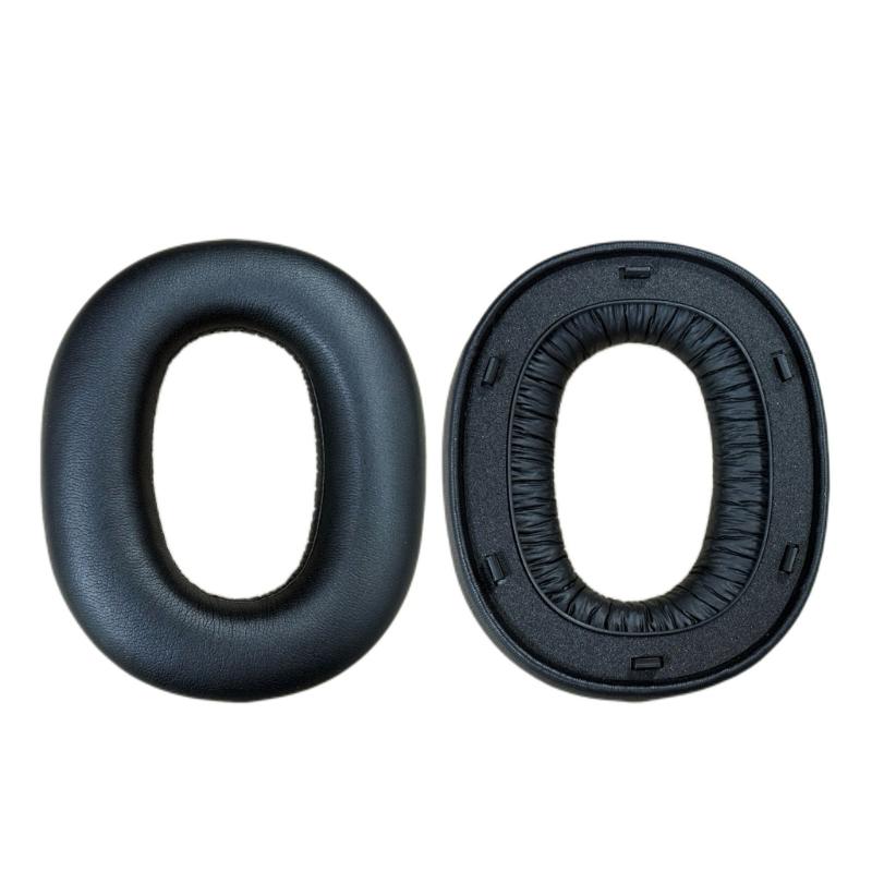 Soft Protein Leather Replacement Ear Pads Noise Isolating Design Breathable Foam Cushions Quick Installation Multi Devic