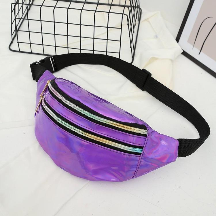 Waist Bag Laser Belt Bag Holographic Fanny Pack Designer Cute Waist Packs Bag Party Travel Fashion Girls Shoulder Glitter