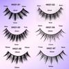 10 Pairs Fluffy Thick 3D Faux Mink Lash Glue Version Full Strip Lashes  Eye Lash Extension