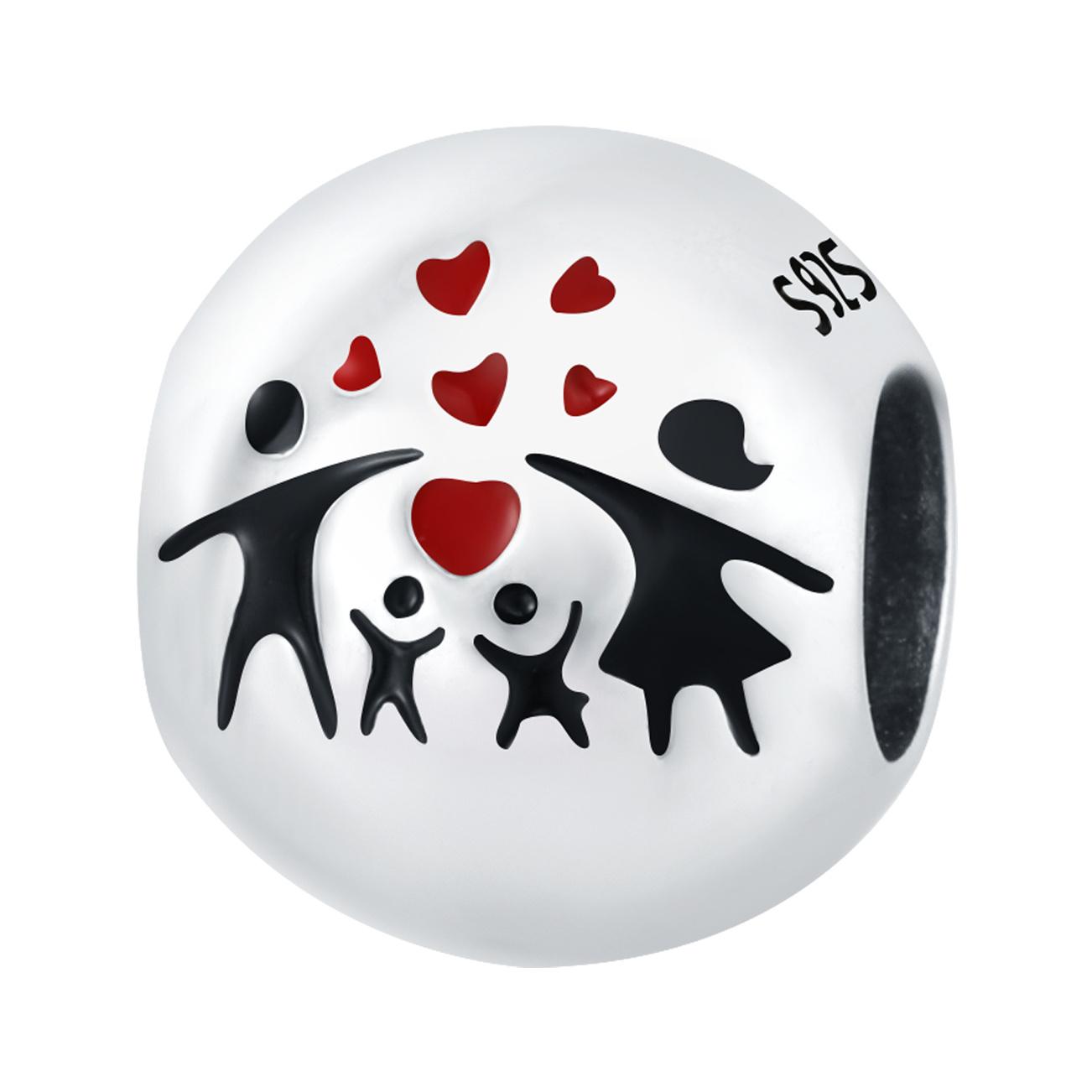 Бусины Медные Шармы Оригинальные Семейные Узы Дружба Нить Бусины Подходят для Браслета Украшения DIY Женщинам Тонкий Подарок Аксессуар