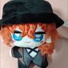 BSD Anime plyšové panenky Dazai Osamu Plyšová panenka Nakahara Chuuya hračka Akutagawa Ryunosuke Panenka Sbírka Ozdoba Dárek k narozeninám 12 cm