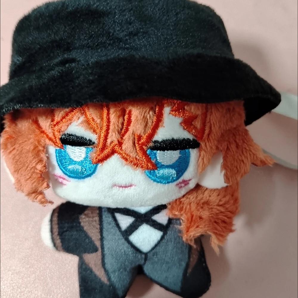 BSD Anime plyšové panenky Dazai Osamu Plyšová panenka Nakahara Chuuya hračka Akutagawa Ryunosuke Panenka Sbírka Ozdoba Dárek k narozeninám 12 cm