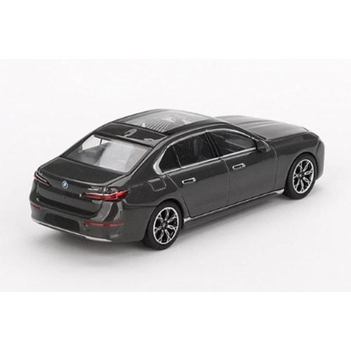 MINI GT 1/64 Scale BMW I7 xDrive60 Dravid Gray (Right-Hand Drive) Finished Product
