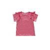 Girls' Casual Short-sleeved T-shirt - Spring/Autumn Children's Cute Top