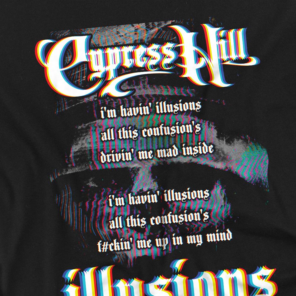 Cypress Hill Unisex Adult Illusions T-Shirt