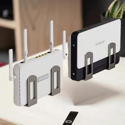 Router Storage Box Wall Mounted Support Holder for Set Top Box Multipurpose Organizer Cable Management for Home Entertainment
