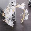Fashion Flower Pearl Hair Band Hoop Bride Headwear Wedding Dress Accessories
