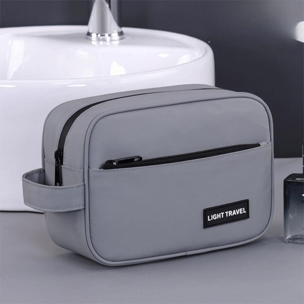 Handheld Men Cosmetic Bag Waterproof Makeup Bag Multifunctional Toiletry Bag  Skincare Storage Bag